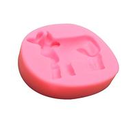 BESTYASH Creative Cow Design Fondant Mold Silicone Baking Mould for Biscuits and Cakes Easy to Clean Non Stick Pink Silicone Mold for DIY Baking for Home and Professional Use