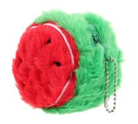 BESTYASH Creative Plush Watermelon Purse Keychain for Girls Cute Wallet for Earphones and Data Cables Soft Versatile Design for Boy Girl and Women