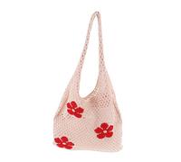 BESTYASH Crochet Mesh Tote Bag Large Hollow-out Beach Bag Sturdy Canvas Material Reusable for Women for Pool and Travel