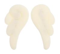 BESTYASH Cute Angel Wings Hair Clips for Plush Fabric Hair Barrettes Non Slip Bobby Pins for Teens Women White