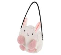 BESTYASH Cute Plush Bunny Shoulder Bag for Women Large Furry Rabbit Tote with Ears, Soft Animal Plush Purse Suitable for Casual Outings and Easter Egg Hunts