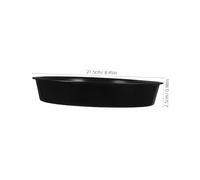 BESTYASH Deep Round Carbon Steel Baking Pan Non-Stick Cake and Pizza Tray with Double Coating High-Strength Bakeware for Even Heat Conduction and Easy Cleaning for Cheesecake and Pastry