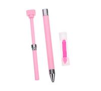 BESTYASH Diamond Art Drilling Pen Set with Rotating Plastic Drill Tool and Pink Soft Wax for Nail Art and Diy Gem Painting Supplies