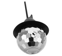 BESTYASH Disco Ball Straw Cup: Halloween 600ml Wizard Hat Lidded Cup with Straw - Reusable Disco Ball Tumbler for Whiskey Wine Juice and More