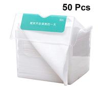 BESTYASH Disposable Cotton Facial Towels 50 Pieces 20x20cm Thick Soft Makeup Removal Cloths for Beauty Salon and Daily Skincare Use
