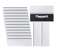 BESTYASH DIY Blank Name Badges 32Pcs with Pin Back for Staff Identification and Office Events