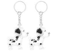 BESTYASH Dog Hair Holder 2Pcs Puppy Design Memorial Keepsake Boxes with Keychain Function for Pet Hair Storage and-The-Go Memory Carrying