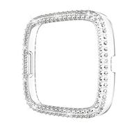 BESTYASH Double-Row Drill Protective Watch Case Cover Compatible with Fitbit 2 Series Shell Frame Designed for Active Smartwatch Use