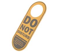BESTYASH Double-sided Do Not Disturb Door Sign 24x9cm Pvc Office Door Hanging Board with Please Knock Reminder for Business, Home, Hotel Use