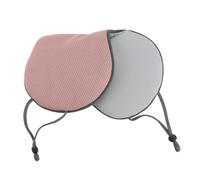 BESTYASH Double-sided Silk Sleeping Mask Eye Cover for Women, Lightweight Breathable Blindfold with Cooling and Warming Effect, Soft Grey and Pink Eyeshade for Restful Sleep