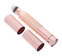 BESTYASH Dual Ended Retractable Makeup Brush for Women Blush and Concealer Powder Brush Portable Rose Gold Cosmetics Tool No Shedding Compact for Touch Ups