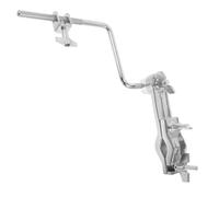 BESTYASH Dual Rod Metal Percussion Mounting Z Arm Holder with Quick Release Extension, Effortless Installation and Space-saving Design for Jam Blocks and Cowbells on Percussion Stands