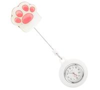BESTYASH Electronic Nurse Pocket Watch Cartoon Cute Telescopic Hanging Watch for Nurses Students Digital Display