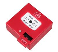 BESTYASH Emergency Fire Alarm Button and Manual Reset Manual Call Point with Immediate Alerts High Visibility Design Plastic Construction Wall Mount for Warehouses and Office Buildings