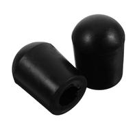 BESTYASH Endpin Protectors Sturdy Anti- Caps Black Rubber 2pcs Easy Installation to Protect Endpin from Wear during Performance and Outdoor Shows for Cello and Double Bass End Pin