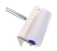 BESTYASH Epoxy Floor Spike Roller with Splash Guard Bracket with Frame Sturdy Plastic and Iron Material, Wear-Resistant Spiked Roller for Self Leveling Cement Projects for Floor