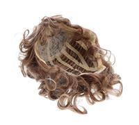 BESTYASH European and American Style Short Curly Wig Short Cosplay Wigs for Women for Women Hair High Temperature Silk Coffee