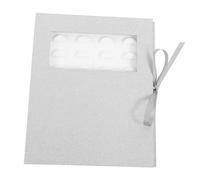 BESTYASH False Eyelash Case Paper Storage Box with Window for 16 Pairs Easy to Open Close Portable Lash Organizer for Beauty Travel