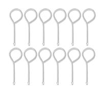 BESTYASH Fire Extinguisher Pin Replacement with Universal Compatibility and Antimisoperation Structure Stainless Steel 60pcs Sturdy Safety Pull Pin Silver for Industrial and Outdoor Use