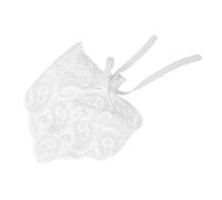 BESTYASH Floral Crochet Triangle Scarf Headwrap Bandana Vintage Lace Headscarf Tie Back for Women