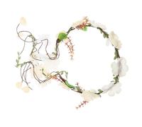 BESTYASH Floral Headband for Women Summer Holiday Photo Prop Flower Tassel Lightweight Hair Decorations for Parties Festivals Weddings and Beach Outfits