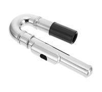 BESTYASH Flute Head Nickel Plated Silver Plated Manual Elbow Sturdy Flute Wind Musical Instrument Metal Accessories Easy to Replace Not Easy to Deform