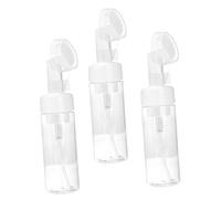 BESTYASH Foaming Bottle Brush Head 3Pcs 150Ml PET Reusable for Face Hand Traveling