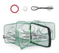BESTYASH Foldable Fishing Net Trap for Fish and Crab with Portable Nylon Design, Versatile for Lakes and Seaside Use, Sturdy Shrimp and Minnow Trap Basket for Effective Catching