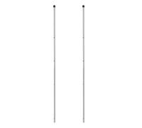 BESTYASH Foosball Table Replacement Rod with Easy Installation and Universal Compatibility 2pcs Stainless Steel and Plastic Construction for 0.48m Desk for Home and Game Rooms for Home and