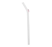 BESTYASH Glass Smoothies Straw Transparent Reusable Drinking Straws for Juice Milk Bubble Tea Cocktails Lightweight Easy to Clean Dishwasher Safe