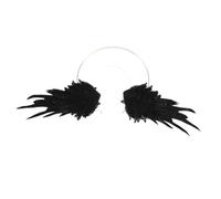 BESTYASH Goddess Crown Devil Wing Headband Unique Lolita Headdress for Halloween Decoration Themed Parties Costumes Lightweight Vintage Design Eye-catching Style