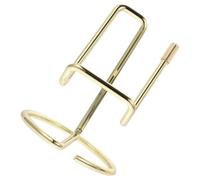 BESTYASH Golden Iron Phone Holder for Desk and Business Cards Display | Multi Functional Seamless Construction, Oxidation Resistant Desktop Accessory, Supports Cards and Photo Frames