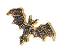 BESTYASH Gothic Bat Brooch Pin Rhinestone Jewelry Women's Novelty Pin for Jackets Fashion Accessories