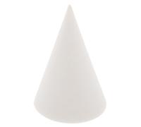 BESTYASH Gypsum Geometrical Sculpture Cone Shape Sketch Practice Model Drawing Shape Teaching Aid Miniature Art Craft Home Décor Statue for Sketch Learning and Art Education