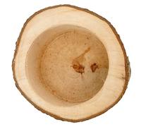 BESTYASH Hamster Food Bowl Wood Bunny Food Bowl Smooth Surface Protects Pet from Wood Material Hamster Use Rabbit Squirrel