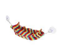 BESTYASH Hamster Hammock Reptile Animals Hammock Enlarge Living Space Easy to Remove Mesh Cloth with Suction Cup for Small Reptiles and Snakes Pet Accessories for Small Animals