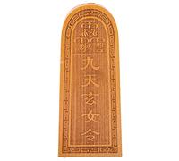 BESTYASH Hand Carved Wooden Token Statue Unique Desktop Adornment for Indoor Decoration Practical Charm with Craftsmanship for Personal Professional Spaces