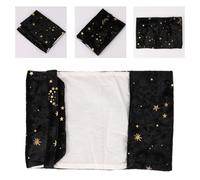 BESTYASH Hand-Made Reusable and Starry Gold Cover Stamping Book Cloth with Pattern Protective Sturdy Novels for Students the Bus