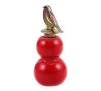 BESTYASH Hand-twisted Wooden Bird Call Whistle Metal Accent, Portable and Decorative Noise Maker for Home and Outdoors, Authentic Artisan Charm Bird Sounds Toy
