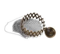 BESTYASH Handmade British Coin Purse Small Metal Wallet for Women Vintage Cast Iron Mesh Accessories for Coins and Cards