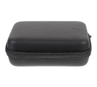 BESTYASH Hard Drive Case with Smooth Zipper Design and Protective Eva Material Compact Cassette Tape Case and Charger Organizer for Recorder Storage and Travel Cord Organizer in Black