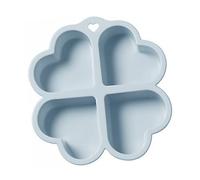 BESTYASH Heart-Shaped Silicone Baking Mold for Cakes and Muffins Non-Stick Food-Grade Fondant and Biscuit Mould Divided Design for Easy Serving and Creative Homemade Desserts