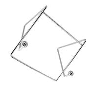 BESTYASH Iron Multifunctional Desktop Tablet and Book Stand Plate Holder for Photo Frames Cookbooks Artworks Display Stable Silver Rack for Office Home Library Use