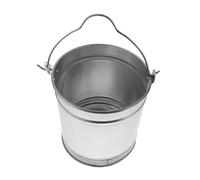 BESTYASH Iron Utility Bucket with Reinforced Handle Leakproof Water Pail for Car Wash Deep Drawing Large Capacity Metal Beverage Tub for Home Party Camping Picnic
