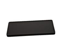 BESTYASH Japanese Style Ceramic Snack Tray Rectangular Sushi Plate with Matte Black Finish Food Safe Serving Board for Appetizers Desserts and Sushi Compact for Home and Party Use