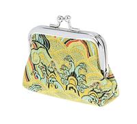 BESTYASH Jiangya Sea Water-Secret Coin Wallet Vintage Mesh Coin Pouch Small Change Pouch Bag for Women