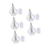 BESTYASH Labs Alcohol Lamp 5pcs 60ml Thickened Glass Burner for Laboratory Heating and Experiment Use