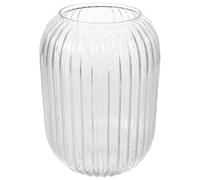 BESTYASH Lantern Glass Ribbed Pendant Lamp Shade 140X200Mm Vintage Replacement E27 Ceiling Light Fixture for Office and Study Room