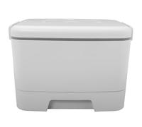 BESTYASH Large Capacity Double-Layer Portable Medicine Box White, Household Kit with Compartments, Travel Medical Container for Home Emergency Storage