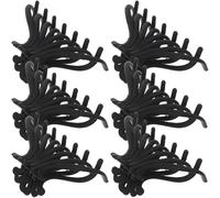 BESTYASH Large Hair Claw Clips Minimalist Design 6pcs Made of Iron and Acrylic Hair Accessories Strong Hold Easy to Use for Women for Cooking and Daily Wearing